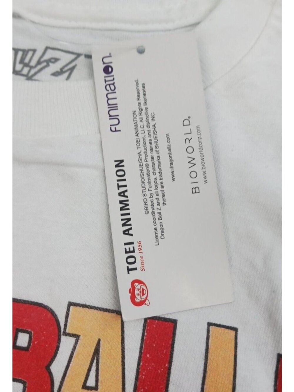 Dragon Ball Z TShirt Unisex  XL Son Goku Anime Manga Unisex Long Sleeve White - Picture 6 of 8